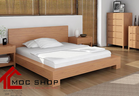 giường ngủ gỗ đẹp và đơn giản